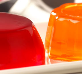 Red and orange jelly 