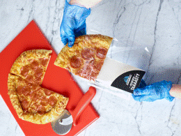 Pizza to Go Self Serve Quarter Slice Bag