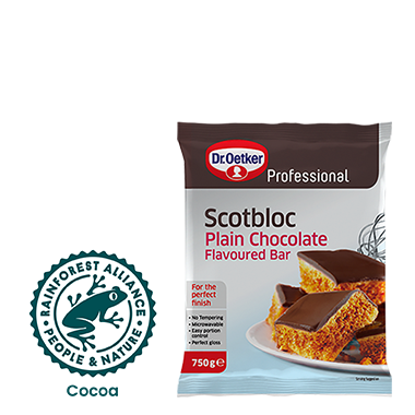 Scotbloc Plain Chocolate Flavoured Bar - 750g